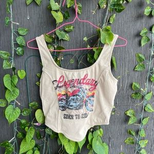 Brown Graphic Tank 🤎